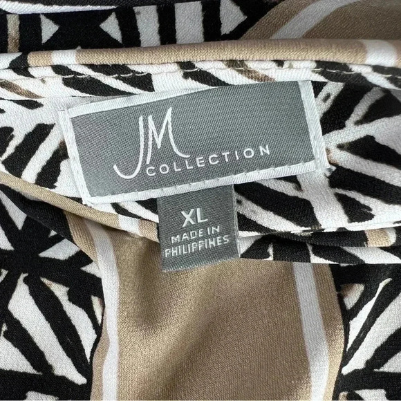 Jm Collection Women’s Sheer Sleeve Pullover Top Size Large - Picture 7 of 8